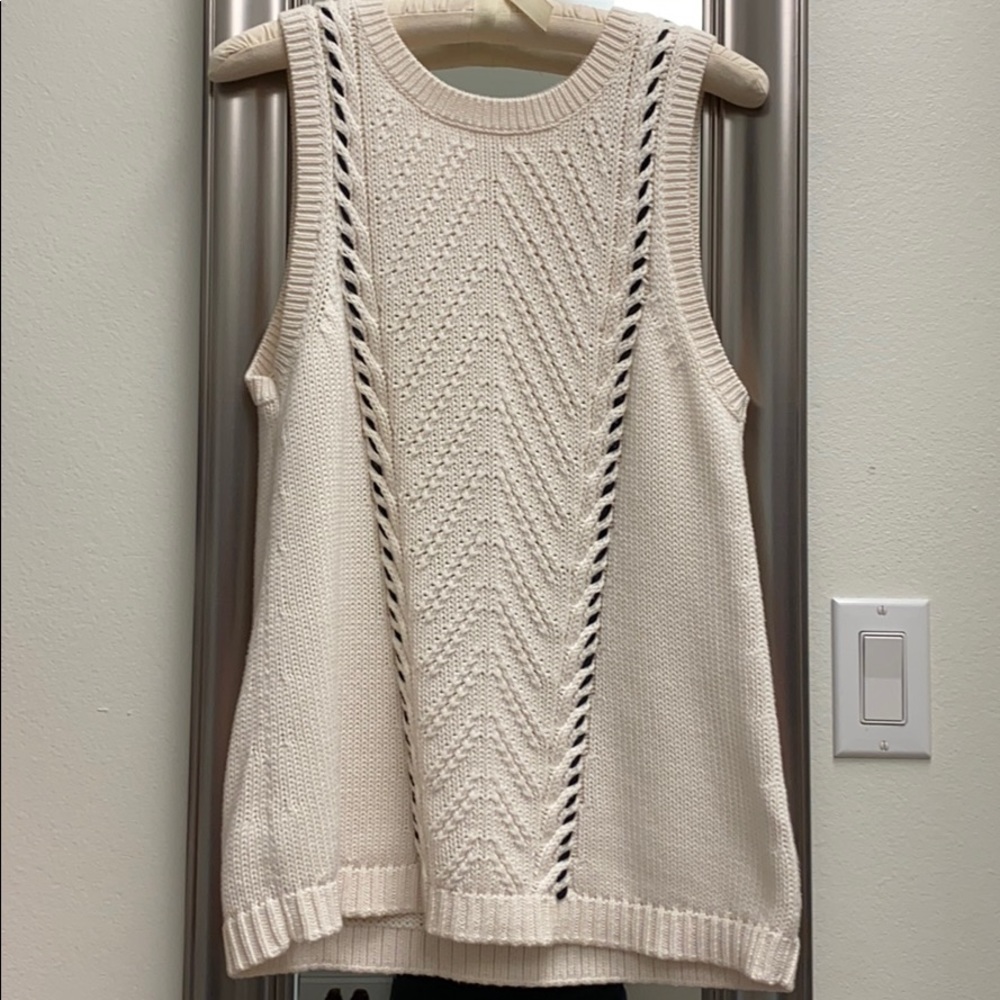 Sleeveless Sweater Top